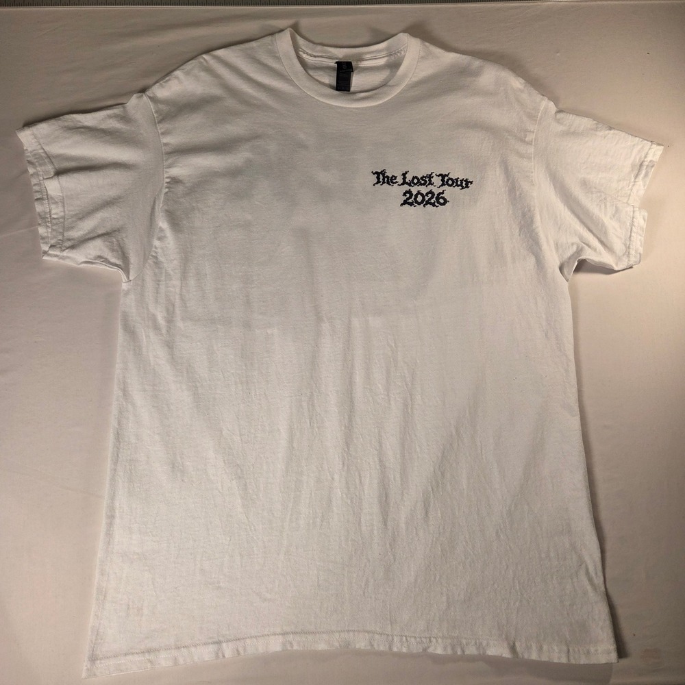 Phoebe Bridgers The Lost Tour 2026 Local Crew T Shirt White Size XL
